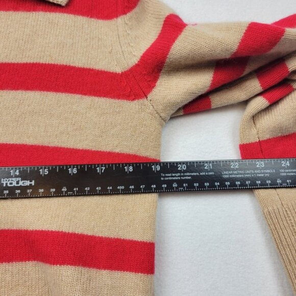 $220 MSRP Banana Republic 100% Cashmere Pullover Rugby Polo Sweater Size XS - Picture 8 of 15